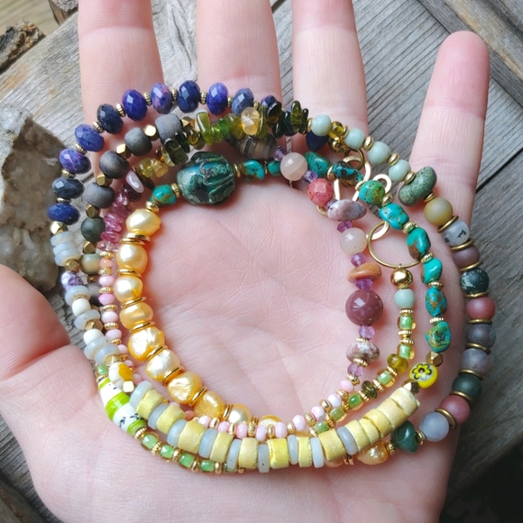 🛑HOLD🛑Convertible Bracelet OR 2 Strand Necklace - Picture 7 of 12